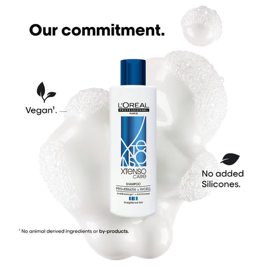 L'Oreal Professional Xtenso Care Shampoo for Frizz-Free, Smooth & Manageable Hair