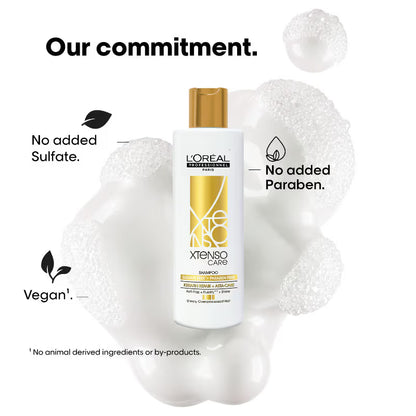 L'Oreal Professional Xtenso Care Sulfate-Free Shampoo for Frizz-Free, Shiny & Manageable Hair - 250ml