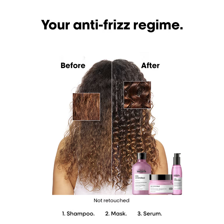 L'Oréal Professionnel Liss Unlimited Shampoo, Upto 96 hours of frizz control, With Pro-Keratin