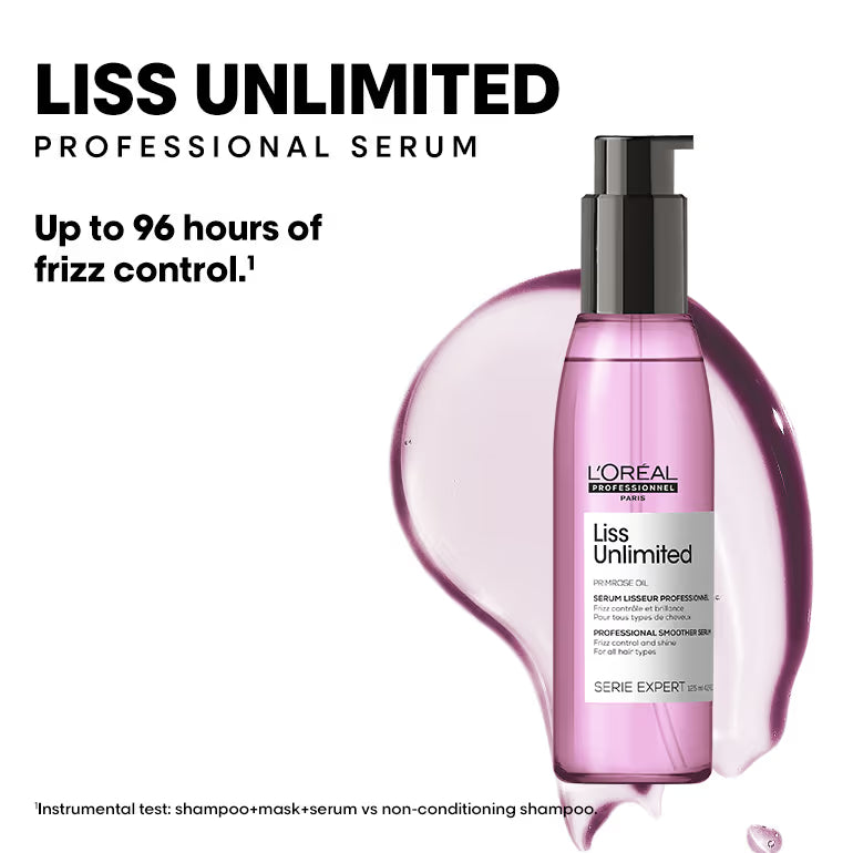 L'Oréal Professionnel Liss Unlimited Leave-In Serum for Frizz Free Hair and Intense Smoothing