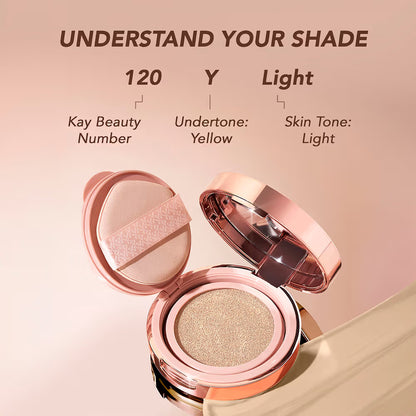 Kay Beauty Full Coverage Cloud Cushion Foundation with in-vivo tested SPF 40 PA ++