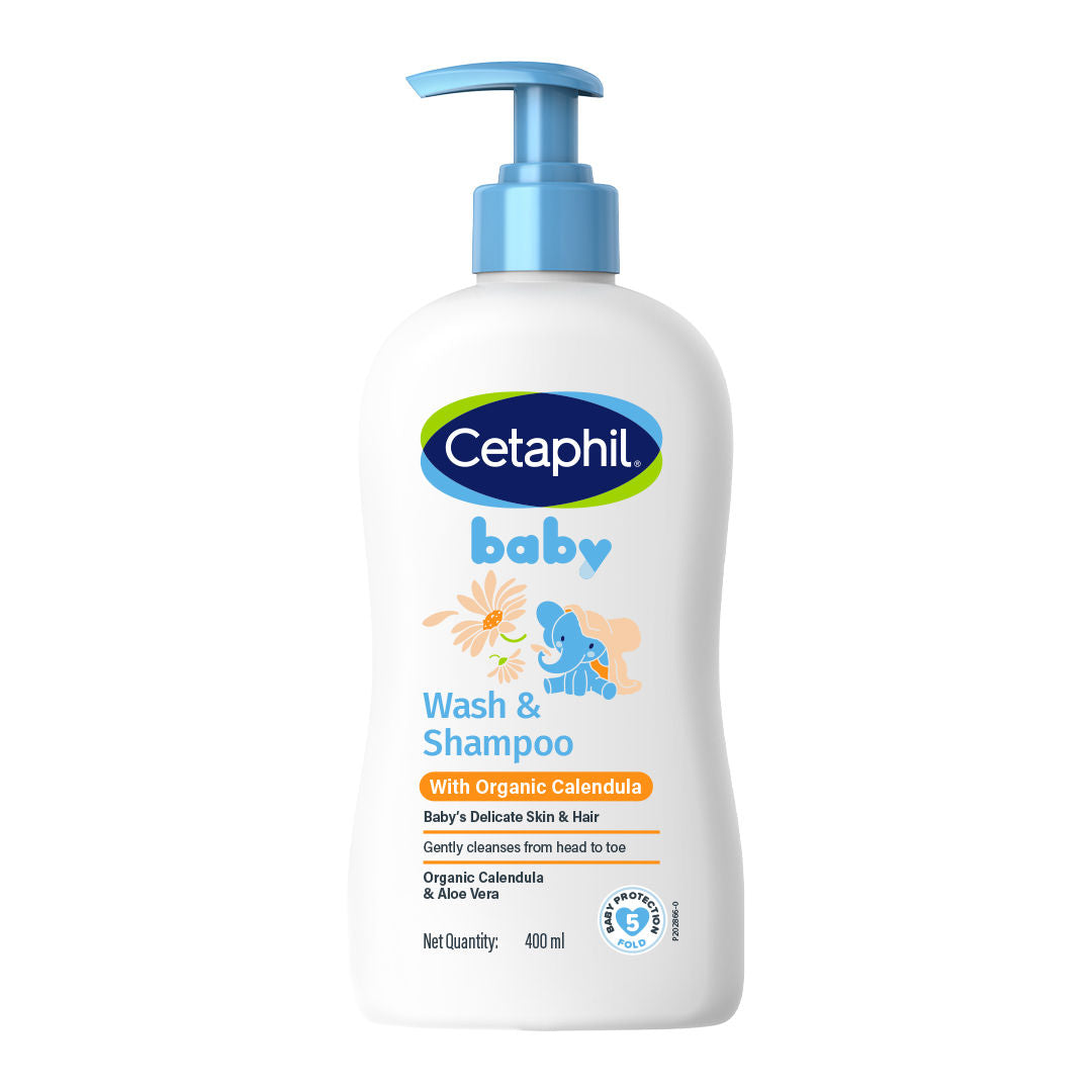 Cetaphil Baby Wash & Shampoo with Organic Calendula(400ML)