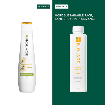 Biolage Smoothproof Anti-Frizz Shampoo with Camellia oil and Glycerin for 72HR Frizz Control