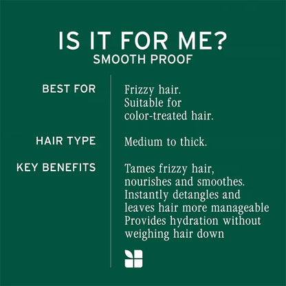 Biolage Smoothproof Anti-Frizz Shampoo with Camellia oil and Glycerin for 72HR Frizz Control