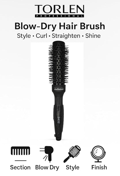 TORLEN PROFESSIONAL- Blow Dry Hair Brush  2452