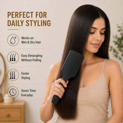 TORLEN Professional Paddle Hairbrush PB002