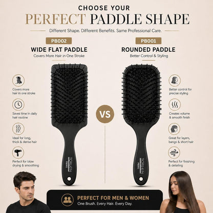 TORLEN Professional Paddle Hairbrush PB002