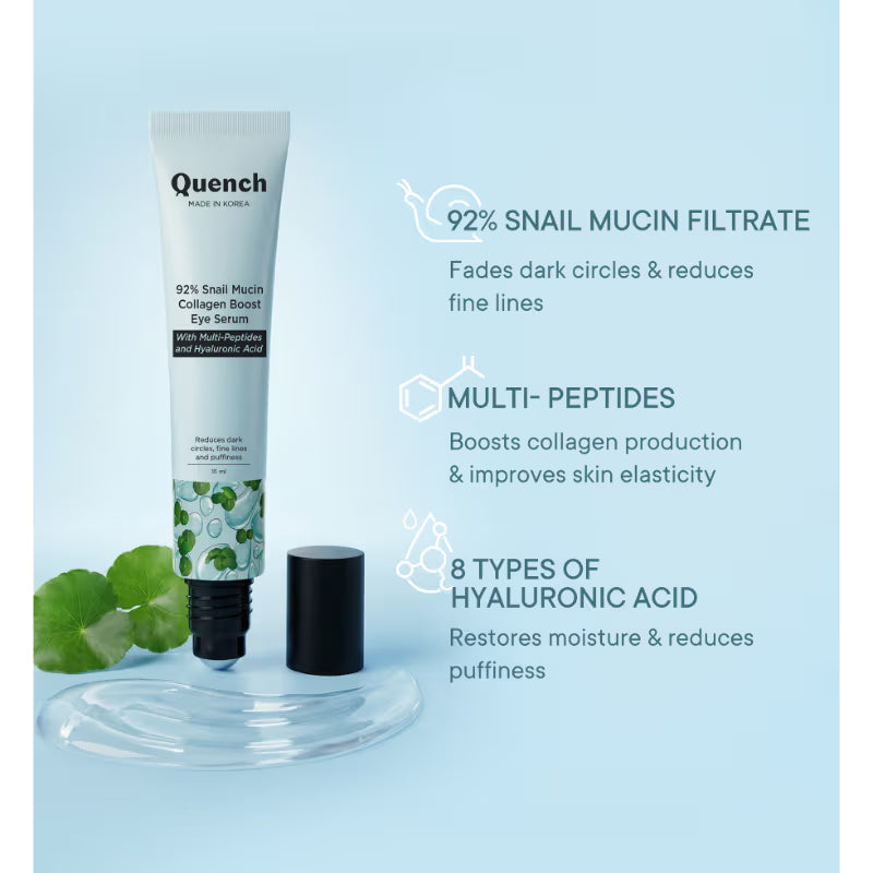 Quench 92% Snail Mucin Collagen Boost Eye Serum