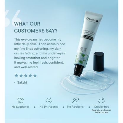 Quench 92% Snail Mucin Collagen Boost Eye Serum