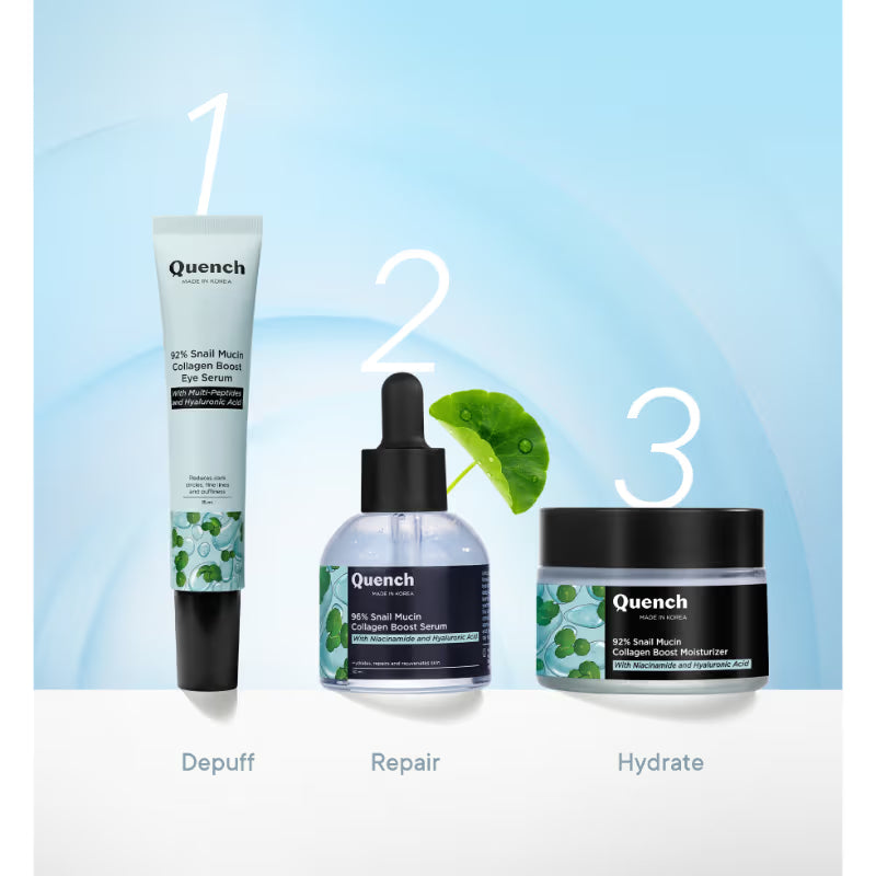 Quench 92% Snail Mucin Collagen Boost Eye Serum