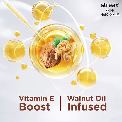 Streax Hair Serum With Walnut Oil For Dry & Frizzy Hair