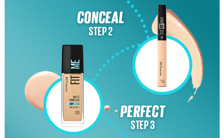 Maybelline New York Fit Me Matte + Poreless Pressed Powder, Lightweight
