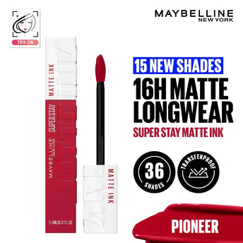 Maybelline New York Super Stay Matte Ink Liquid Lipstick, Lasts Up to 16 Hours