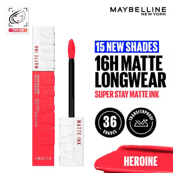 Maybelline New York Super Stay Matte Ink Liquid Lipstick, Lasts Up to 16 Hours