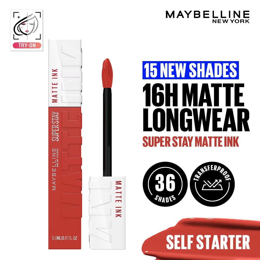 Maybelline New York Super Stay Matte Ink Liquid Lipstick, Lasts Up to 16 Hours