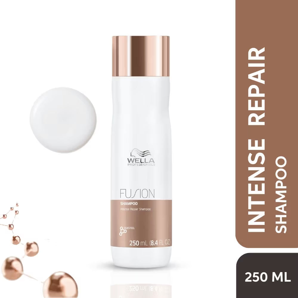 Wella Professionals Fusion Intense Repair Shampoo For Frizzy And Dry, Damaged Hair