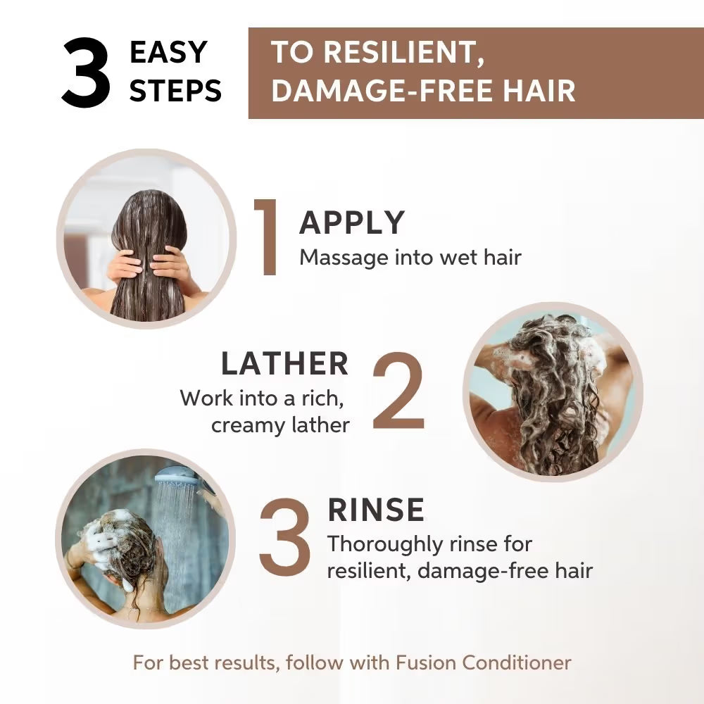 Wella Professionals Fusion Intense Repair Shampoo For Frizzy And Dry, Damaged Hair