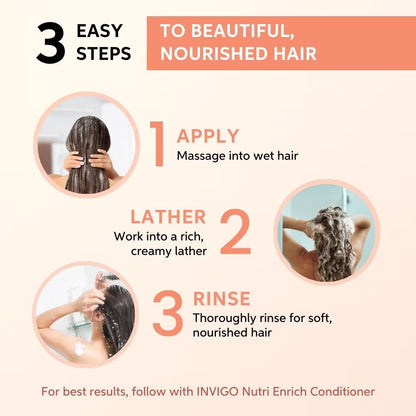 Wella Professionals Invigo Nutri Enrich Shampoo For Frizzy & Dry, Damaged Hair