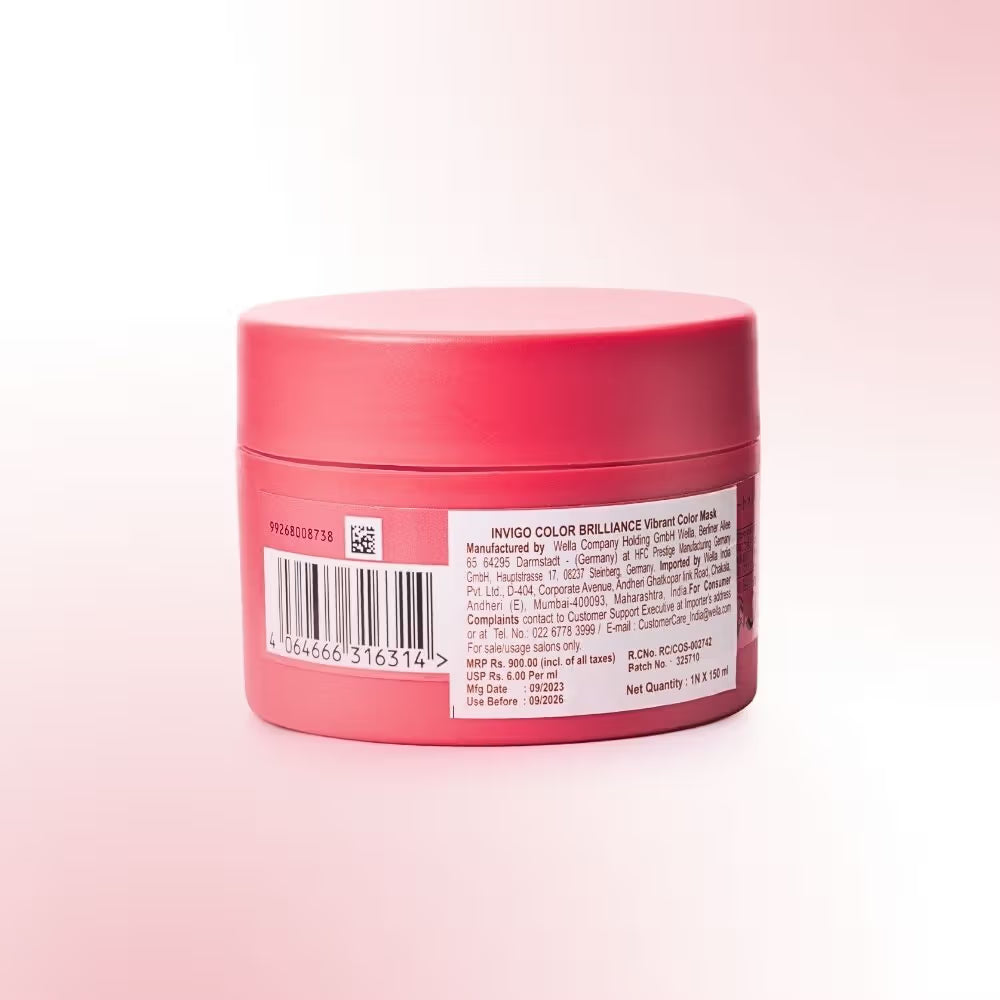 Wella Professionals Invigo Color Brilliance Hair Mask For Vibrant Color