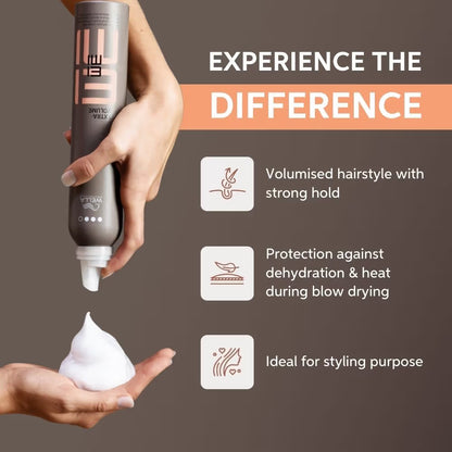 Wella Professionals Eimi Extra Volume Strong Hold Volumizing Hair Mousse