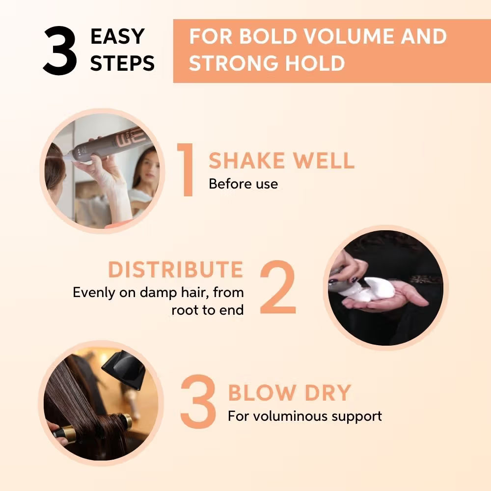 Wella Professionals Eimi Extra Volume Strong Hold Volumizing Hair Mousse