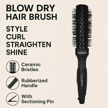 TORLEN PROFESSIONAL- Blow Dry Hair Brush  2432