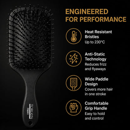 TORLEN Professional Paddle Hair Brush PB001