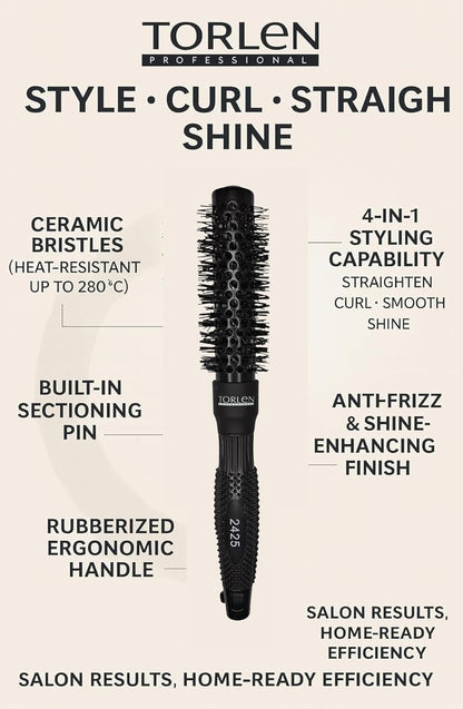 TORLEN PROFESSIONAL- Blow Dry Hair Brush 2425