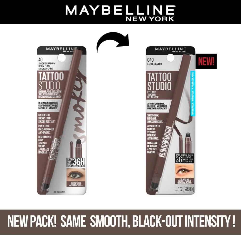 Maybelline New York Tattoo Studio Eye Kohl Gel Pencil Eyeliner