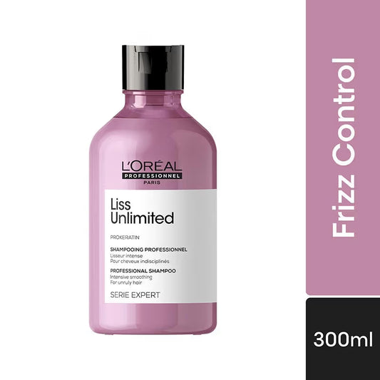 L'Oreal Professional Liss Unlimited Shampoo for Frizzy & Unruly Hair with Pro-Keratin