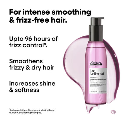 L'Oreal Professional Liss Unlimited Leave-In Hair Serum for Frizzy & Unruly Hair