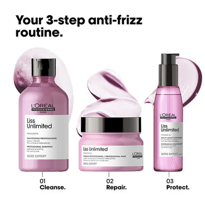 L'Oreal Professional Liss Unlimited Leave-In Hair Serum for Frizzy & Unruly Hair