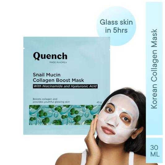 Quench Snail Mucin Collagen Boost Mask