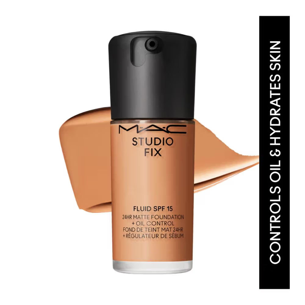 M.A.C Studio Fix Fluid SPF 15 Soft Matte Foundation With Hyaluronic Acid - C40