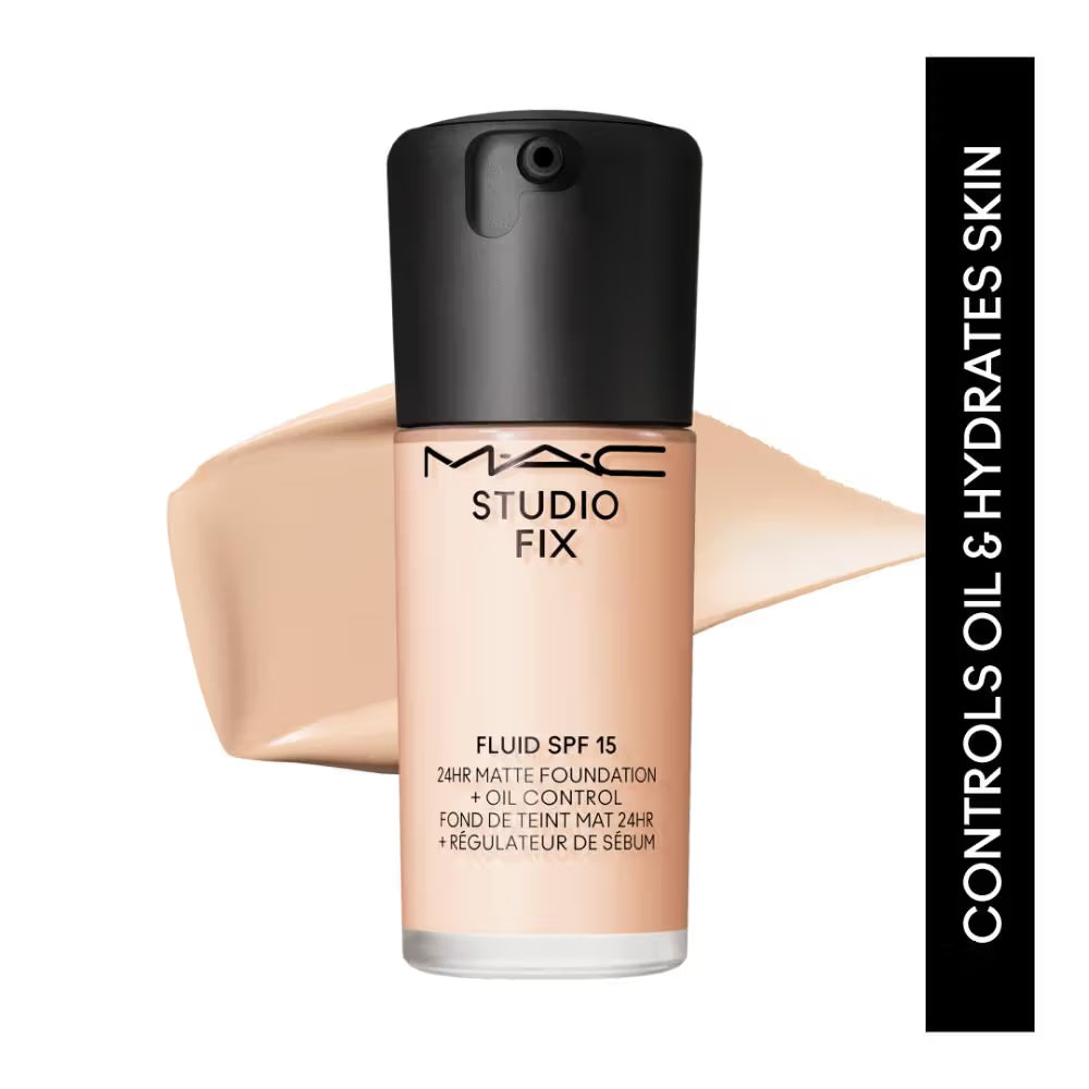 M.A.C Studio Fix Fluid SPF 15 Soft Matte Foundation With Hyaluronic Acid - C40