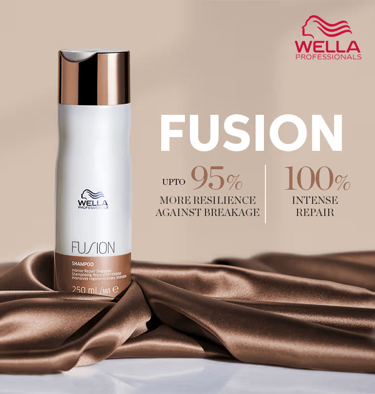 Wella Professionals Fusion Intense Repair Shampoo For Frizzy And Dry, Damaged Hair