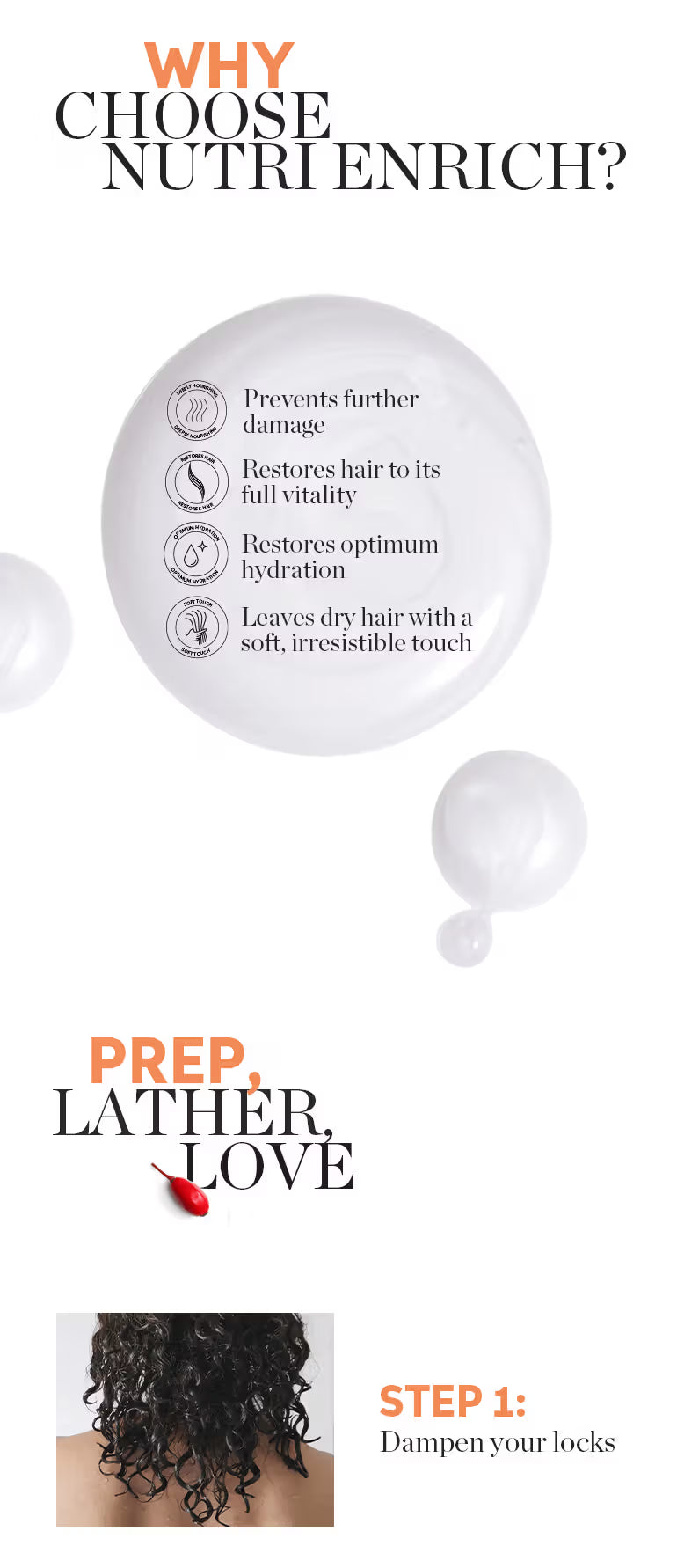 Wella Professionals Invigo Nutri Enrich Shampoo For Frizzy & Dry, Damaged Hair