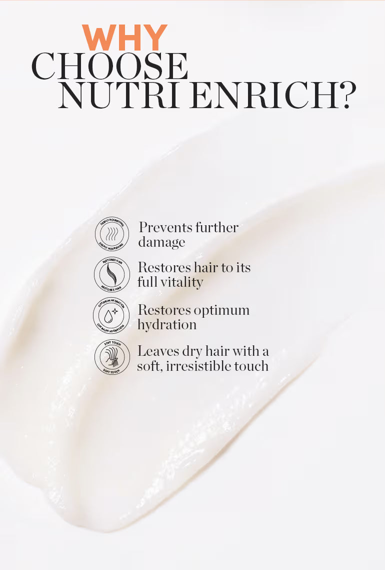 Wella Professionals Invigo Nutri Enrich Hair Mask For Dry, Frizzy & Damaged Hair