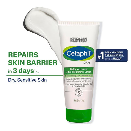 Cetaphil DAM Daily Advance Ultra Hydrating Lotion with Shea Butter & Niacinamide for Sensitive Skin