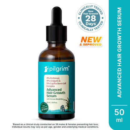 Pilgrim 3% Redensyl & 4% Anagain Advanced Hair Growth Serum
