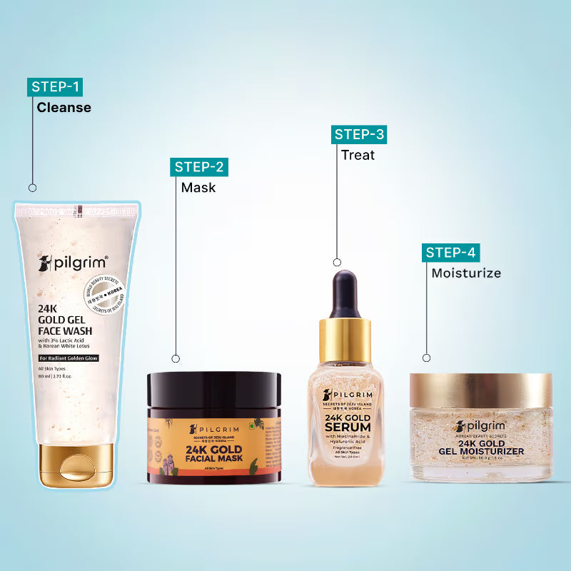 Pilgrim 24K Gold Gel Face Wash