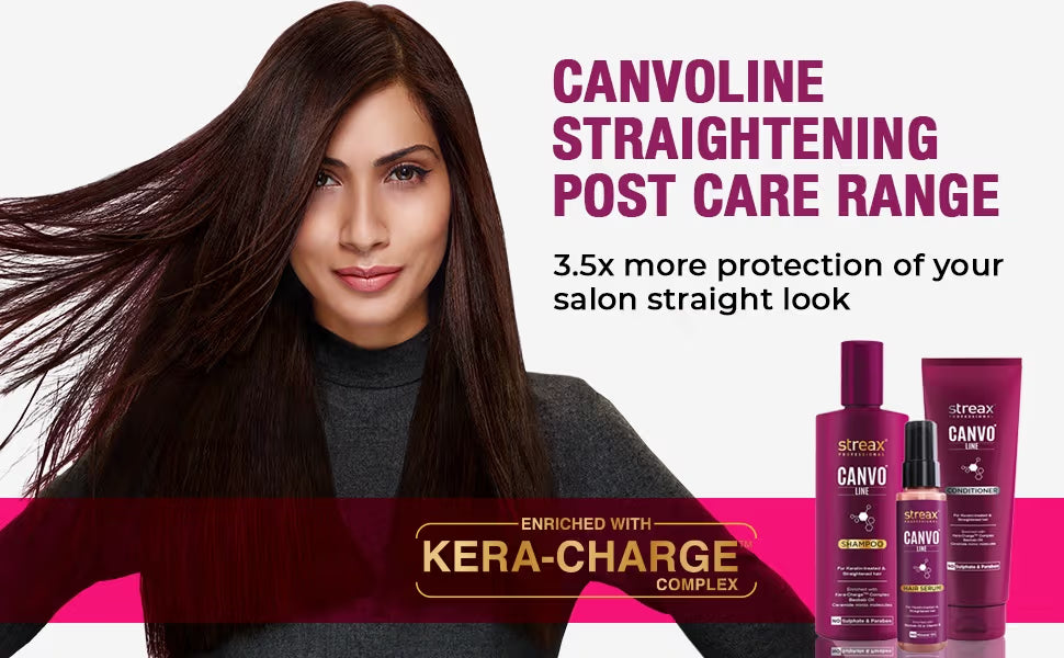Streax Professional Canvoline Hair Serum for Dry & Frizzy Hair