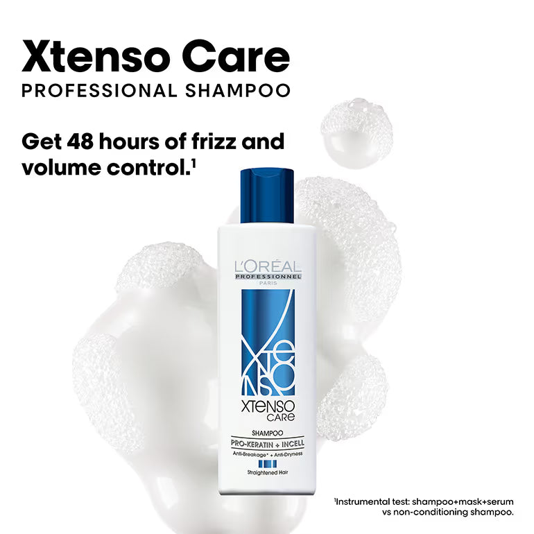 L'Oreal Professionnel Xtenso Care Shampoo, Frizz-Free Smooth Hair With Pro-Keratin & Incell