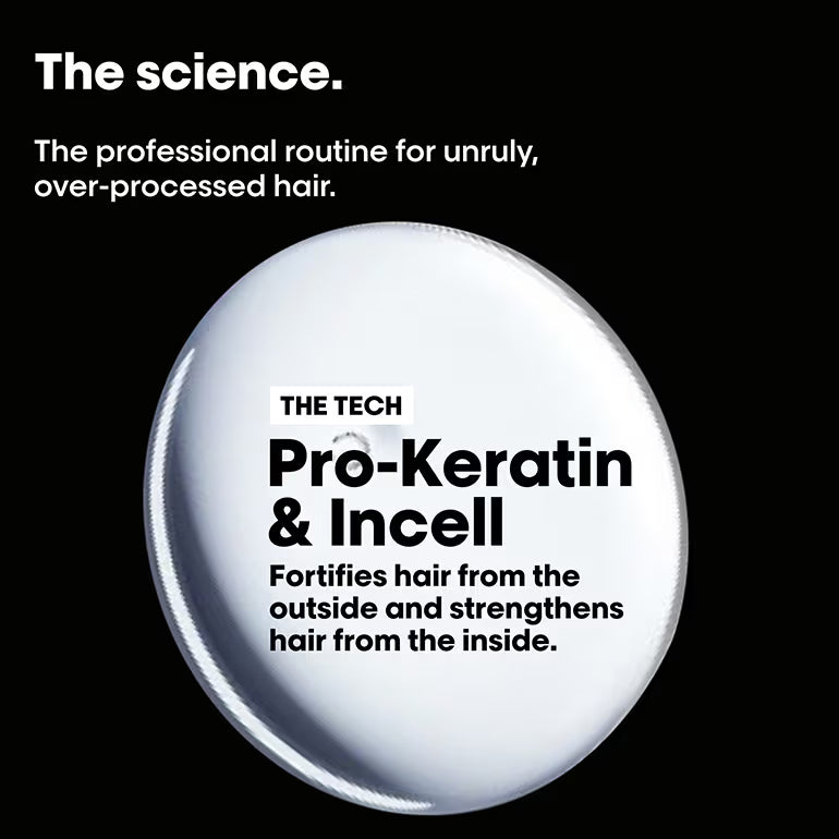 L'Oreal Professionnel Xtenso Care Shampoo, Frizz-Free Smooth Hair With Pro-Keratin & Incell
