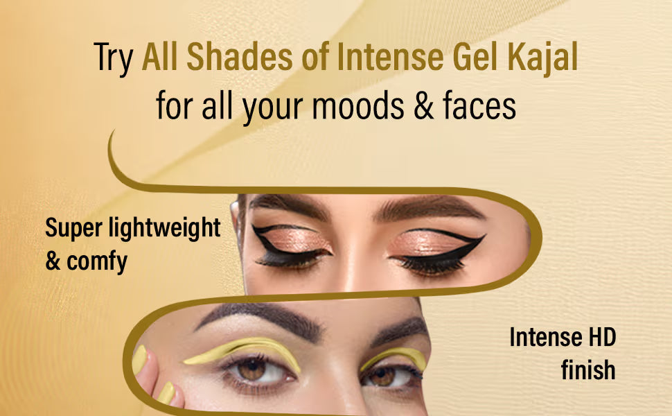Faces Canada Ultime Pro Intense Gel Kajal With Free Sharpener