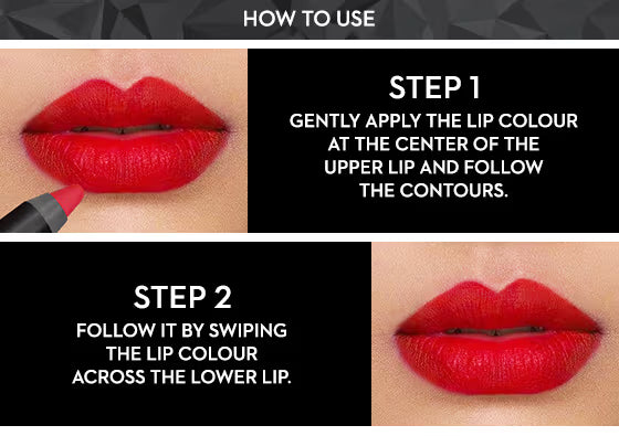 SUGAR Matte As Hell Crayon Lipstick With Free Sharpener,Lasts Up To 8+ Hours
