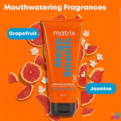Matrix Mega Smooth Anti-Frizz Conditioner with Shea butter- 4-Days Frizz Control