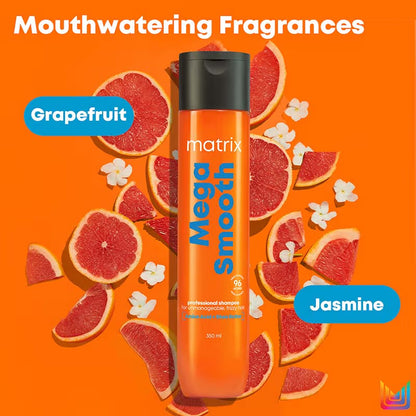 Matrix Mega Smooth Anti-Frizz Shampoo with Shea butter - 4-Days Frizz Control