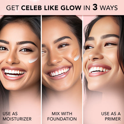 Faces Canada Strobe Cream,  - Primer + Highlighter + Moisturizer With Hyaluronic Acid