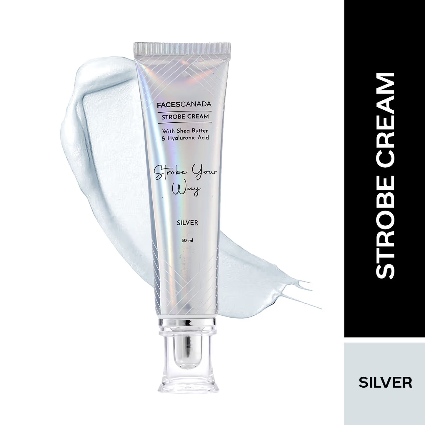 Faces Canada Strobe Cream,  - Primer + Highlighter + Moisturizer With Hyaluronic Acid